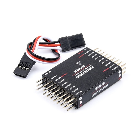 SBUS to PWM PPM Decoder 16CH Supporting the PC Settings For Frsky X8R RXSR Receiver Remote Control Radio