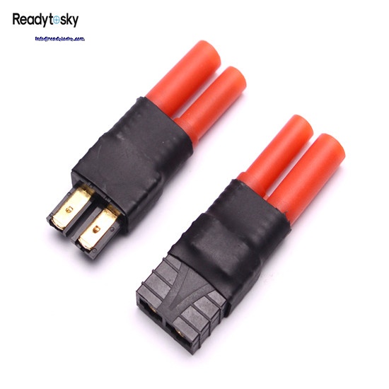 OliYin 3-Pack Male HXT 4.0mm To Female Deans Connector Adapters - Wireless Plug Adapter For RC LiPo Batteries & ESCs