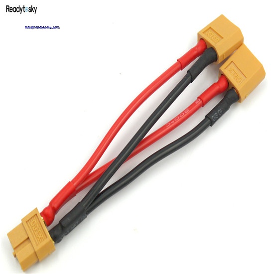 XT60 Parallel Battery Connector Cable Extension Y Splitter
