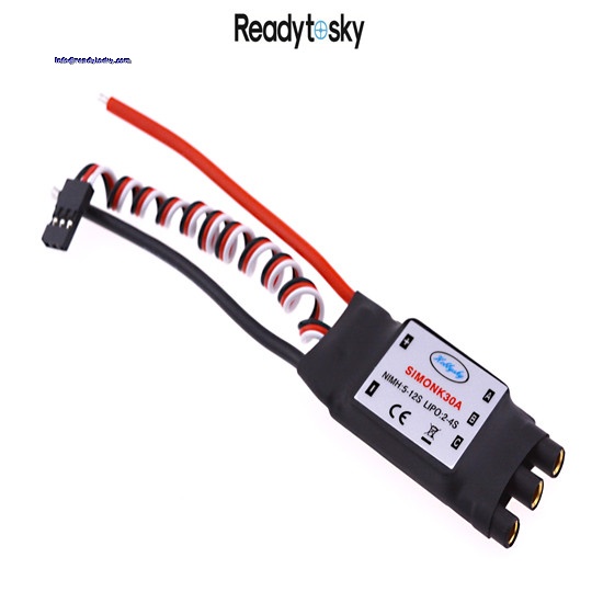 Readytosky Simonk 30A Electronic Speed Controller with 3.5mm Banana connector