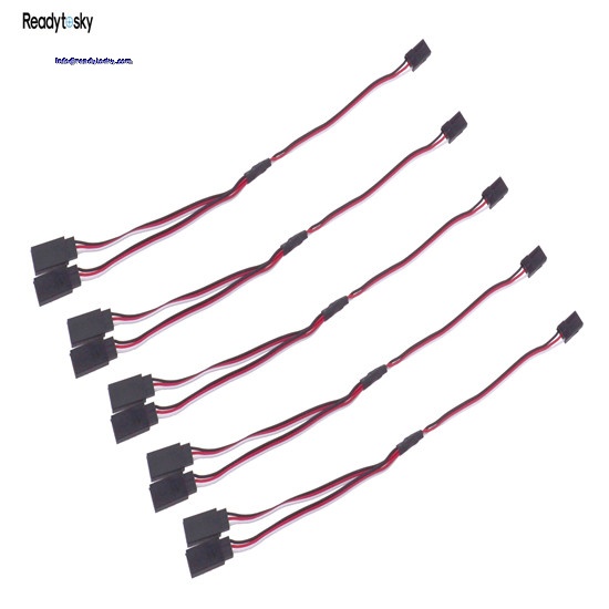 200MM(20CM) /300MM(30CM) 1 JR Male To 2  Futaba  Female Y Type Servo Wire