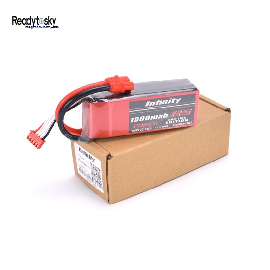 Infinity 1500mah 80C-110C 4S1P 14.8V RS FORCE EDITION Lipo Battery