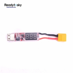 2S-6S Lipo Battery USB Converter T / XT60 Plug Cellphone Charger Adapter