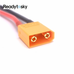XT90 Male to 4.0mm banana connector with 30CM 12AWG Silicone Charger Cable