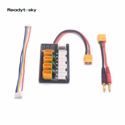 XT60 With 4mm Banana Connector 4CH Parallel Charging Board with LED