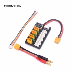 XT60 With 4mm Banana Connector 4CH Parallel Charging Board with LED