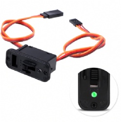 1 PC Heavy Duty RC Switch With LED Display JR RC On Off Connectors Accessory For Receiver RC Accessories New