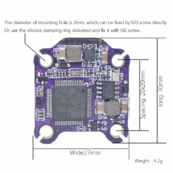 NEW Supra F7 BT Bluetooth Flight Controller MPU6000 5V 8V OSD for FPV RC Racing Freestyle Cinewhoop Duct Drone Accessories