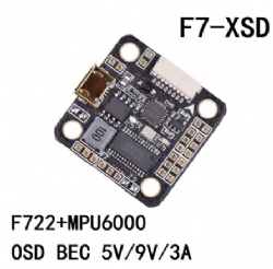 F7-XSD F7 Flight Controller Board 2-6S Built-in OSD 5V/2A 9V/3A BEC for Micro Mini 130mm 150mm FPV Racing Drone RC Models