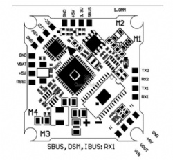 SH50A OSD BEC 2.5A Flight Control 5A ESC AIO 2-3S for RC Cinewhoop toothpick Drone FPV Racing MPU6000 F411