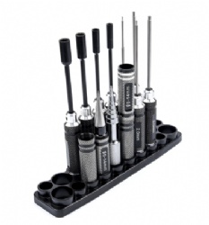 1Pcs RC Model Screw Driver Aluminium alloy Shelf Hex Screwdriver Tool Kit Stand Holder FPV Tool Storage Rack