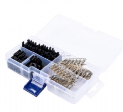 30 Sets/lot Servo Plug Male Female Connector Crimp Pin Kit with Lock Compatible for Hitec Spektrum RC RC Model Parts