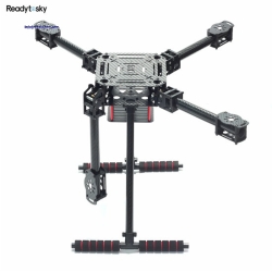 Readytosky ZD550 Carbon Fiber Foldable Quadcopter Frame Kit with carbon fiber landing skit