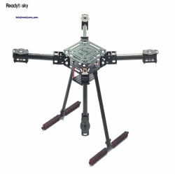 Readytosky ZD550 Carbon Fiber Foldable Quadcopter Frame Kit with carbon fiber landing skit