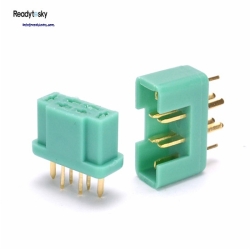 MPX 24K Goldplated 6 Pin Male & Female Connector plug