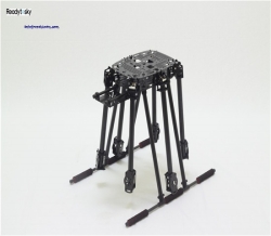 ZD850 Full Carbon Fiber Hexa-Rotor Frame With Unflodable Landing Gear