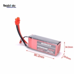 Infinity 1500mah 80C-110C 4S1P 14.8V RS FORCE EDITION Lipo Battery