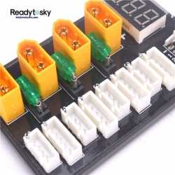 XT60 With 4mm Banana Connector 4CH Parallel Charging Board with LED